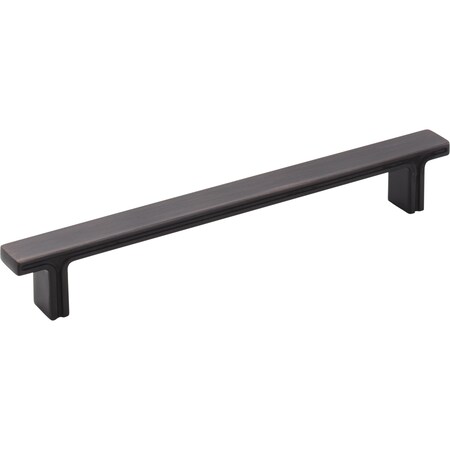 Jeffrey Alexander 160 mm Center-to-Center Brushed Oil Rubbed Bronze Square Anwick Cabinet Pull 867-160DBAC